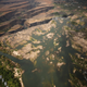 A dry section of the Zambezi river is seen above the gorge on the Zambian side of Victoria Falls, Zambia, following a prolonged drought, Dec. 5, 2019.